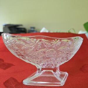 CLOSET CLEAN OUT!!  Set of 2 Indiana Glass Diamond-Shaped Candy Dishes